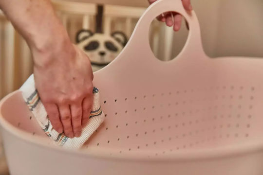 Tommee Tippee Plastic Moses Basket Sleepee with Stand Pink