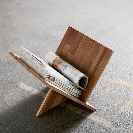 Muubs PU Magazine Rack Beige 36x41x34.5cm