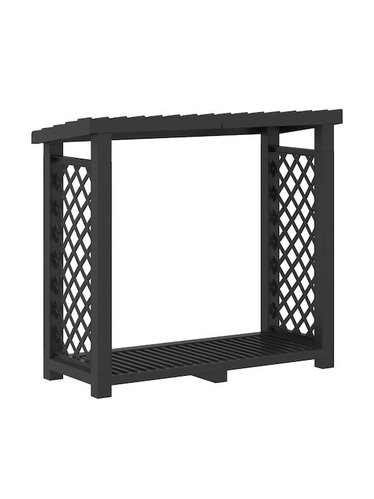 vidaXL Raft De Depozitare Lemn 114x46x101cm Gri