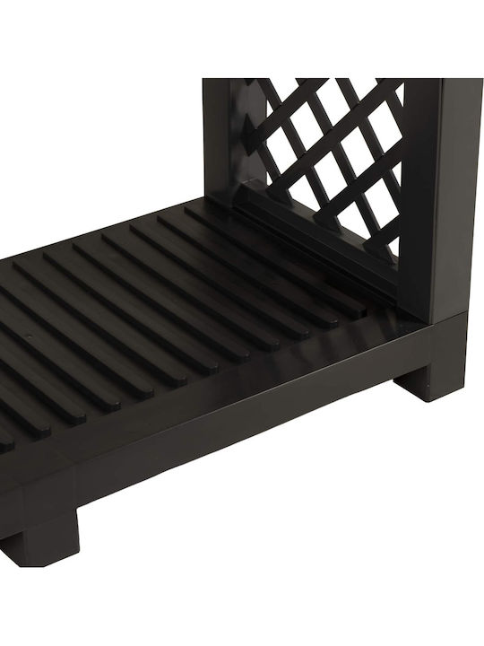 vidaXL Raft De Depozitare Lemn 114x46x101cm Gri