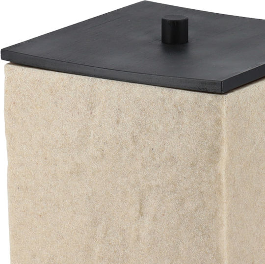 Tendance Bamboo Bathroom Bin 8l Grey