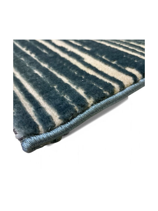 To megalo pazari Modern Bedroom Rug Sets Petrol Blue TMP-3930 3 Pieces