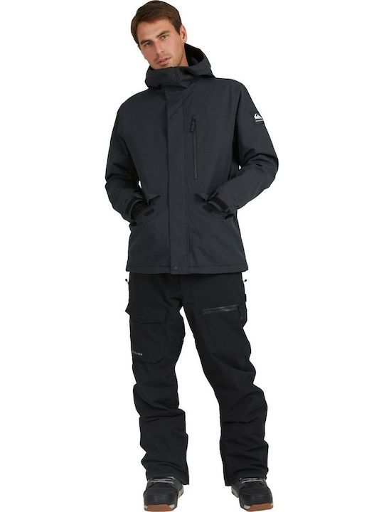 Quiksilver Mission Solid Men's Ski & Snowboard Jacket Gray EQYTJ03266-KVJ0