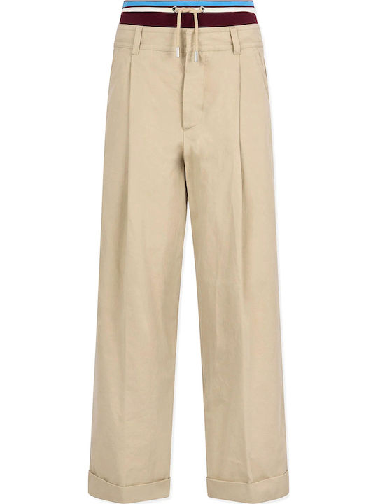 Damen Stoffhose Beige