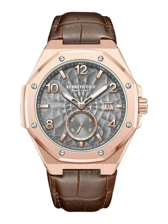 Kenneth Cole Automatic Watch with Leather Strap Kenneth Cole Automatic Watch with Leather Strap