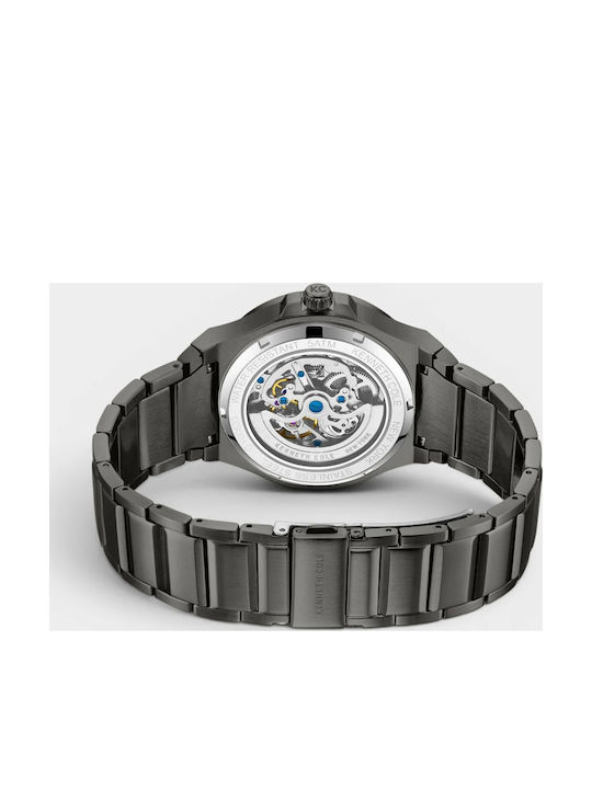 Kenneth Cole Men's Watch 42mm Automatic With Grey Metal Bracelet