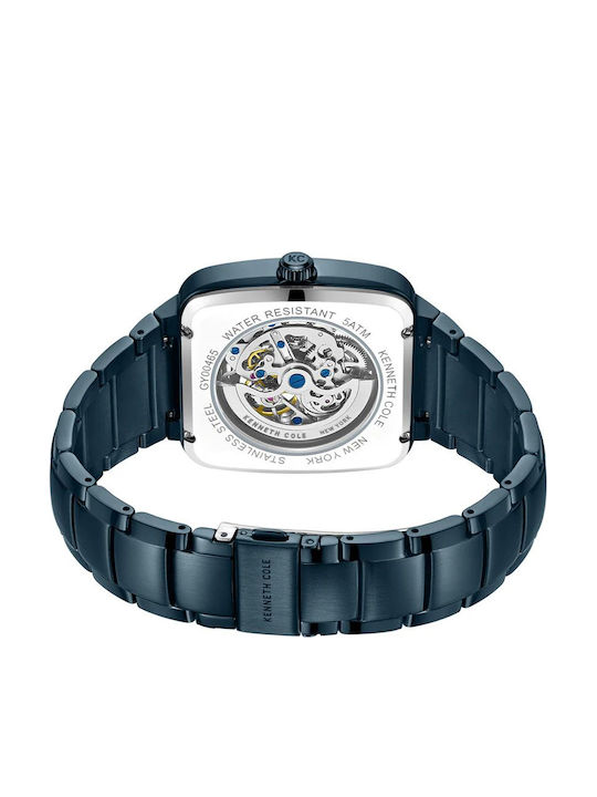 Men's Watch 40mm Automatic with Blue Stainless Steel Bracelet