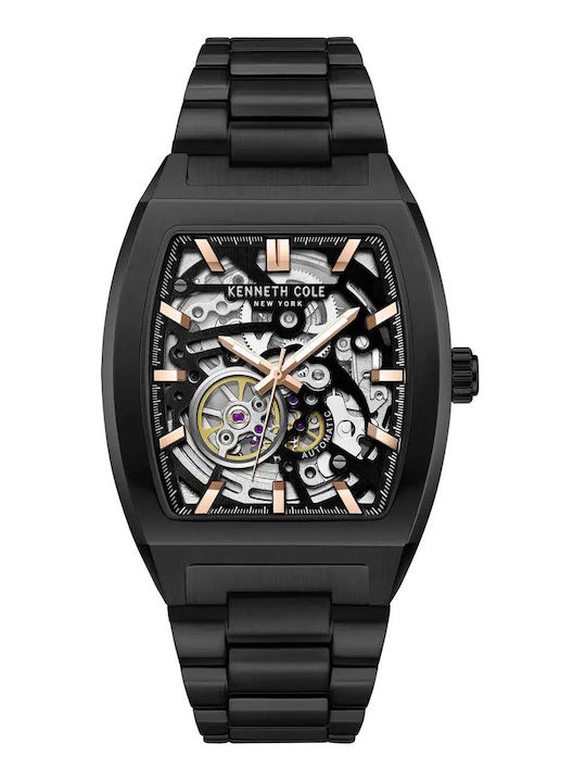 Kenneth Cole Ρολόι Αυτόματο με Μεταλλικό Μπρασελέ
