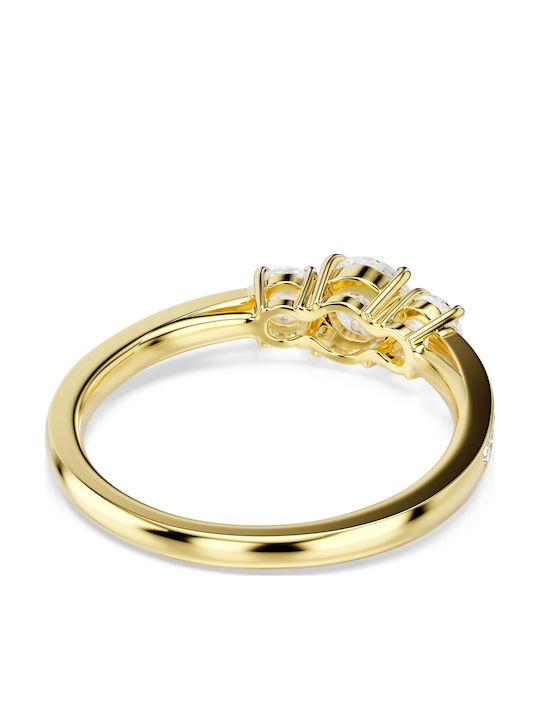 Swarovski Дамски Пръстен с Камъни Златен