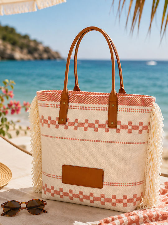 Frottee Strandtasche Rosa