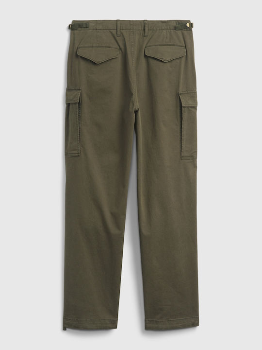 Cargo Trousers in Relaxed Fit Black Moss