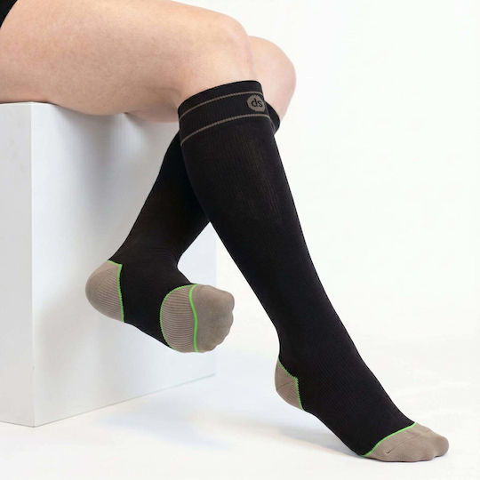 Dimi Socks Κάλτσες Διαβαθμισμένης Συμπίεσης Κλάση 1 Μαύρες