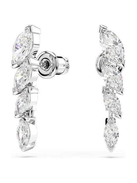 Swarovski Σκουλαρίκια Επιχρυσωμένα με Πέτρες Swarovski Σκουλαρίκια Επιχρυσωμένα με Πέτρες