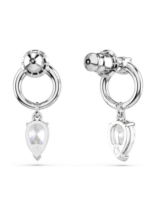 Swarovski Σκουλαρίκια Επιχρυσωμένα με Πέτρες