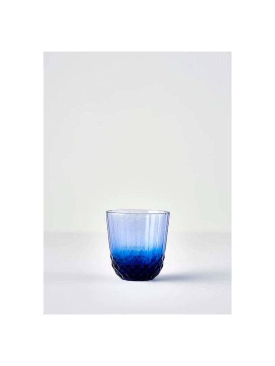 SteweHome Set of Glasses for White and Red Wine Made of Glass in Blue Colour 18 Pieces