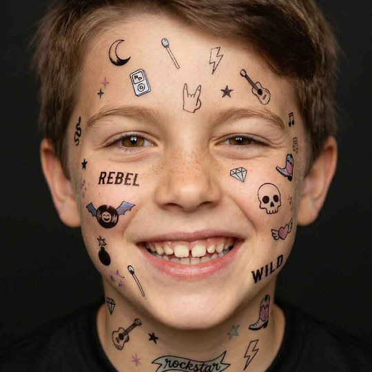 Omy Αυτοκόλλητα Flash Tattoos Wild Rebel