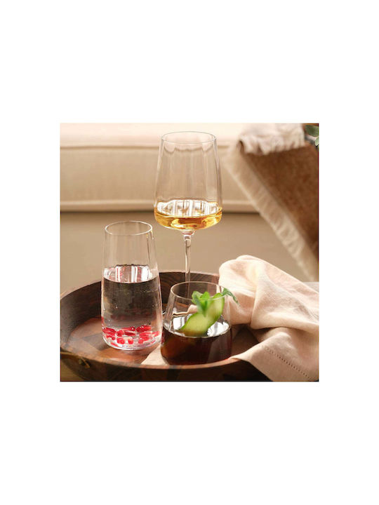 SteweHome Glass for White and Red Wine in Red Colour