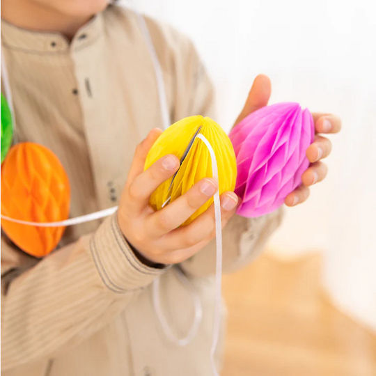 Paper Garland Colorful Easter Eggs 300pcs