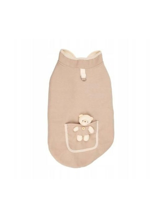 Sweatshirt Mit Futter Teddy Bär Beige Größe S 35