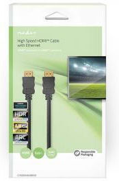 Nedis HDMI 2.0 Premium High Speed 4K 60Hz HDR Cable HDMI Male - HDMI Male 5m Black