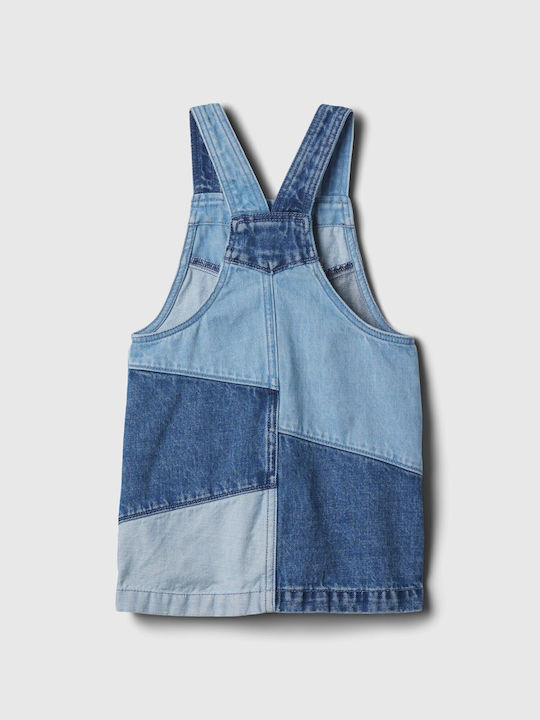 Kids Denim Dungaree Blue