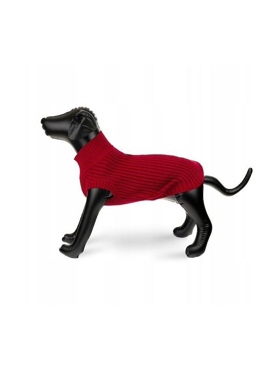 Sweater Dog Red Size L 45