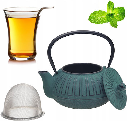 Yermos Cast Iron Kettle 4831 Green 0.6 L