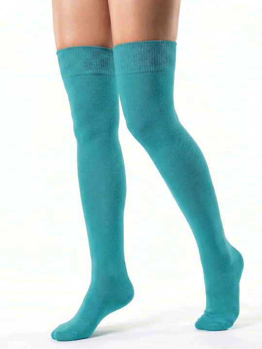 Dimi Socks Γυναικείες Κάλτσες Τιρκουαζ Dimi Socks Γυναικείες Κάλτσες Τιρκουαζ