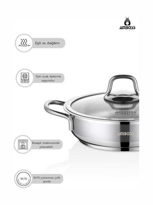 SteweHome Pans Set with Non-stick Coating 4 Pieces