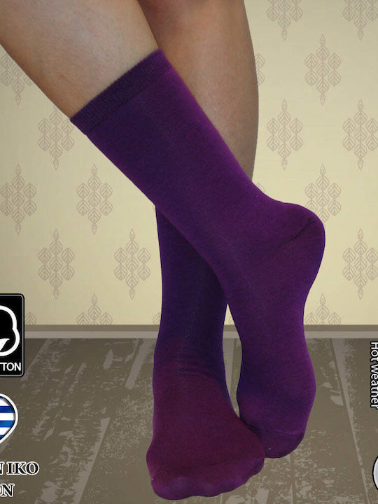 Dimi Socks Γυναικείες Κάλτσες Μωβ