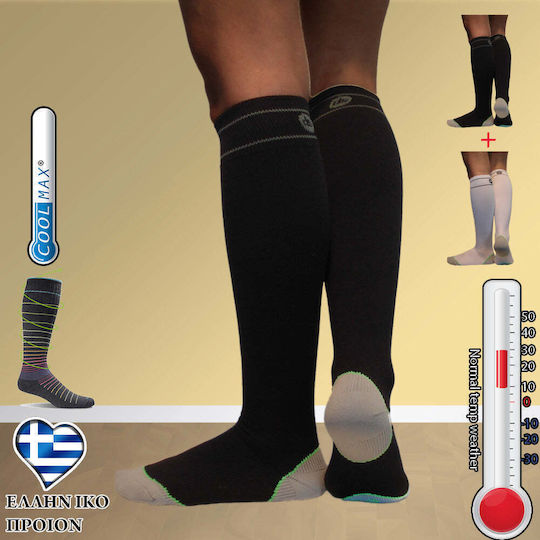 Dimi Socks Graduated Compression Comfort 3.0 Socks 2 Black 1 White