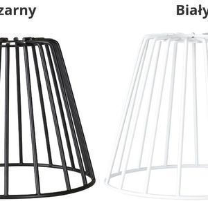 E27 Metal White Black Shade Loft Wire Lamps