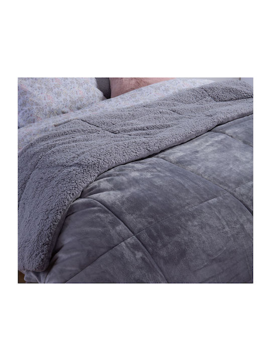 Nef-Nef Homeware Duvet Cover Queen 220x240cm Singular Gray 220 GSMGsm
