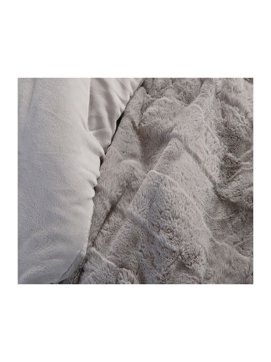Nef-Nef Homeware Duvet Cover Queen 240x220cm Wane Mauve 740 GSMGsm