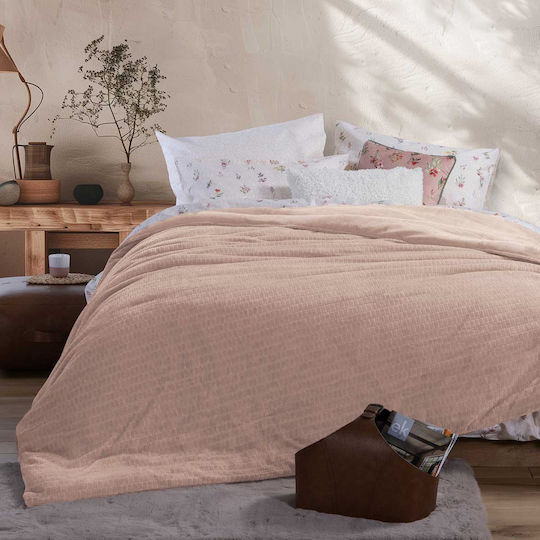 Nef-Nef Homeware Duvet Cover Queen 220x240cm Ezra Brown 240 GSMGsm