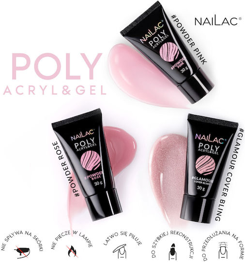 NaiLac Gel Νυχιών #Powder Rosa 30gr