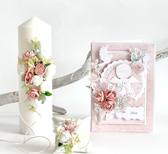 Dekoratives Gedrehtes Papierseil Rosa 50m