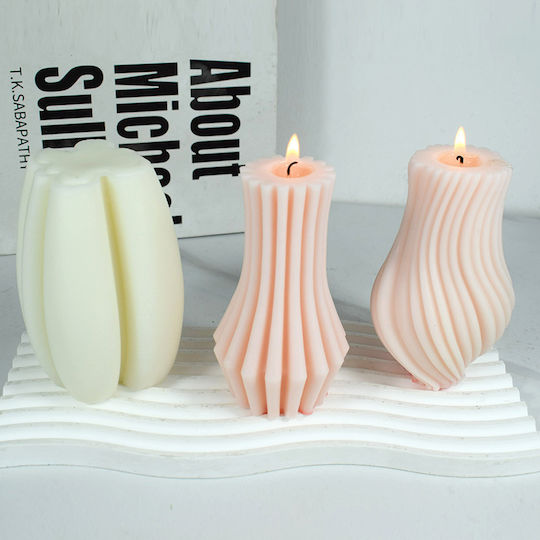 Silicone Mold Pillar Column Candles 123x76 Mm