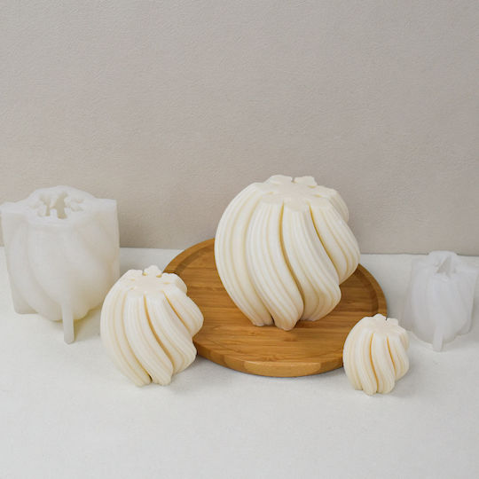 Silicone Mold Candles Wave Column 93x100 Mm