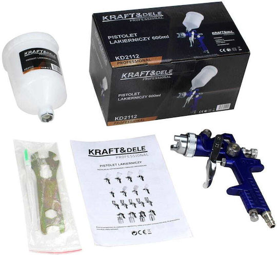 Pistol De Vopsit Cu Aer 600ml Kd2112