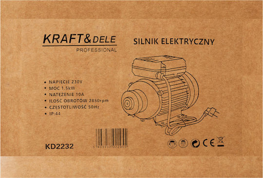 Elektrischer Motor 1,5 kW Kraft & Dele