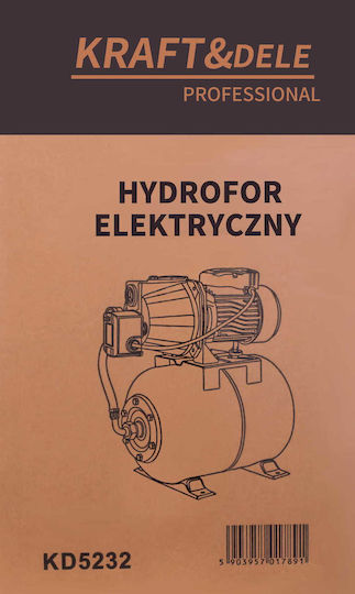 Electric Water Pressure Pump 24l 1200w 3600l/h Kd5232