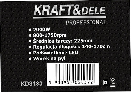 Drywall Sander 2000w 800–1750 Rpm Kd3133