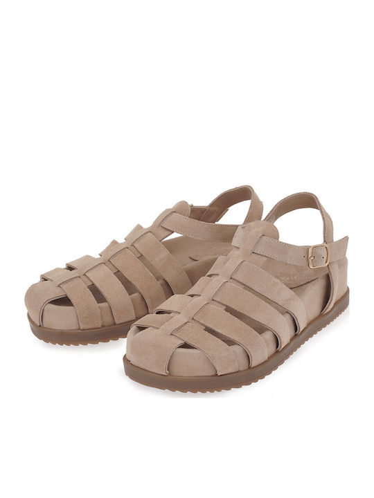Γυναικεία Σανδάλια Flatforms Μπεζ