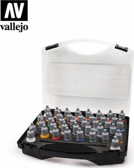 Acrylicos Vallejo Modellbau-Farben Set 40 Stück