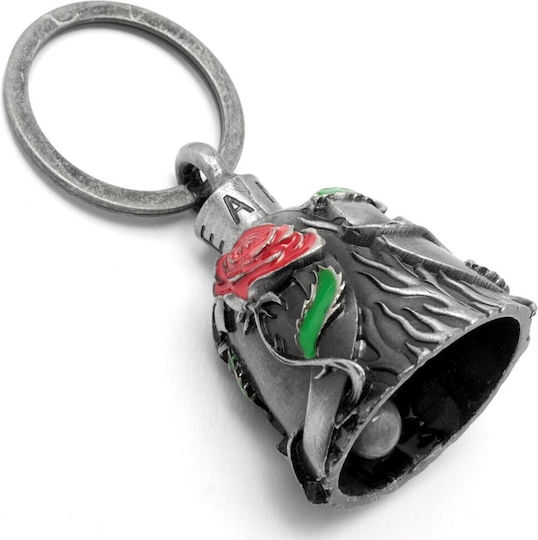 Gremlin Guardian Bell Διακοσμητικό Καμπανάκι Μοτοσυκλέτας Motorcycle Love Red Rose
