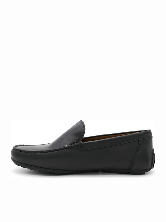 Loafers Bărbătești Din Piele În Culoare Neagră