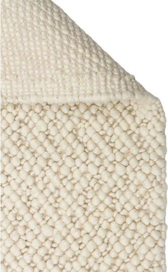 SteweHome Handmade Rug 80x300cm Beige SteweHome Handmade Rug 80x300cm Beige
