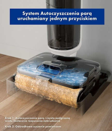 Tineco Floor One S6 Ηλεκτρική Σκούπα Stick Λευκή