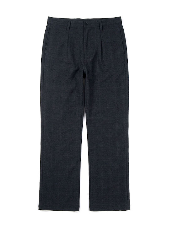 Elastic Trousers in Relaxed Fit Blue
